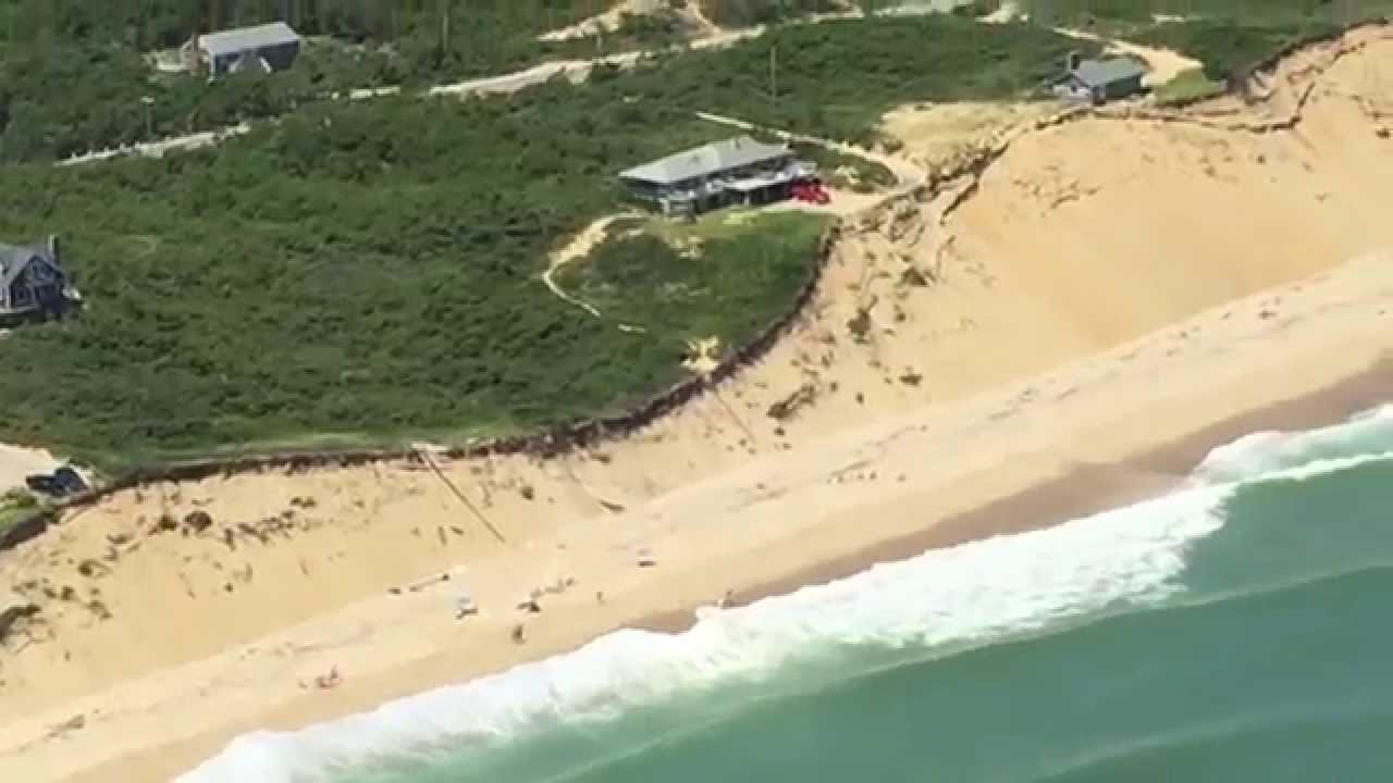 Flying the Wellfleet, MA coastline