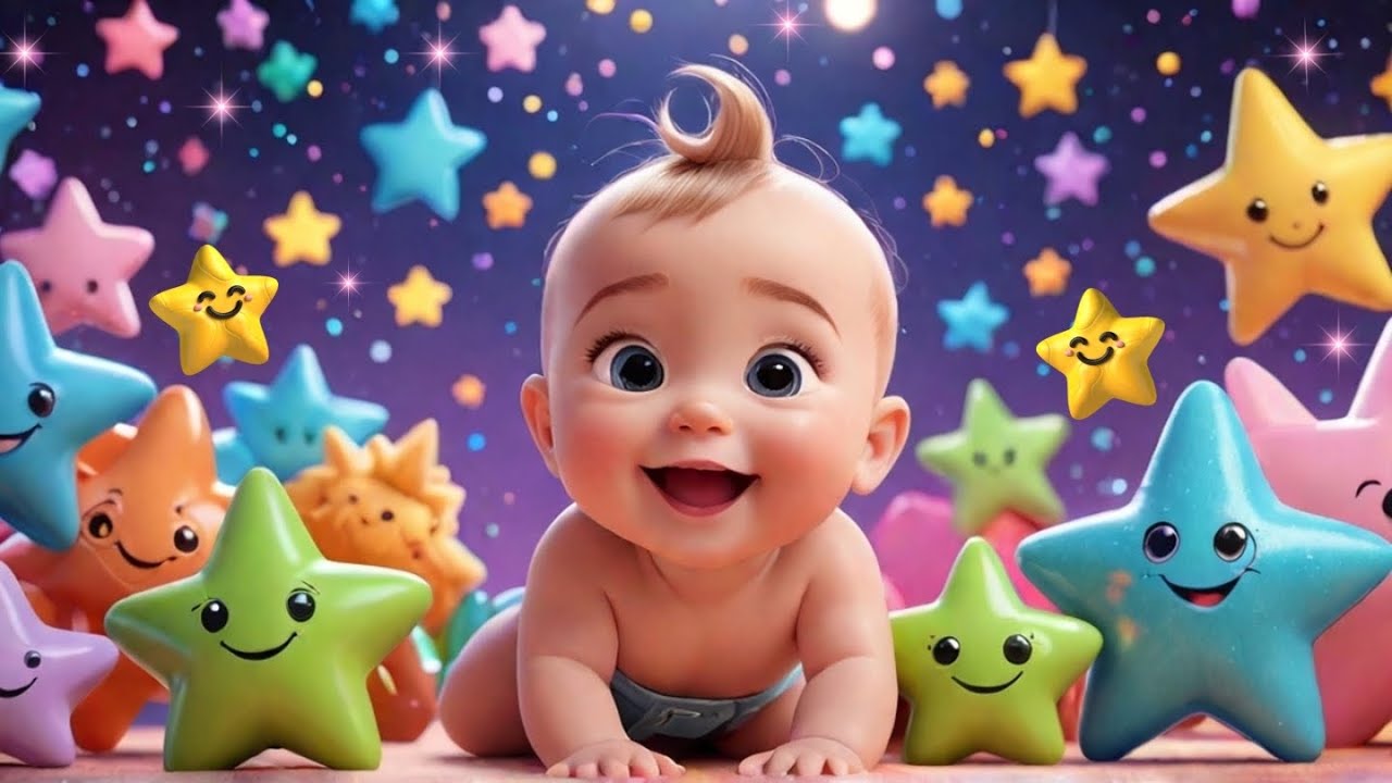 🎨“Twinkle Twinkle Little Star ⭐ Magical Kids Song with Bright Animation!”🥳💥