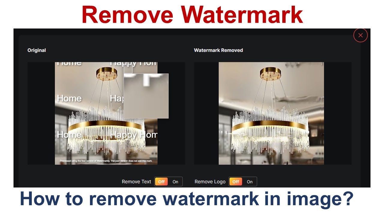 ANANTAH | How to remove watermark in image | Tamil