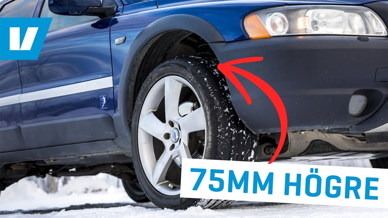 Såhär höjer du din XC70 00-07 75mm!