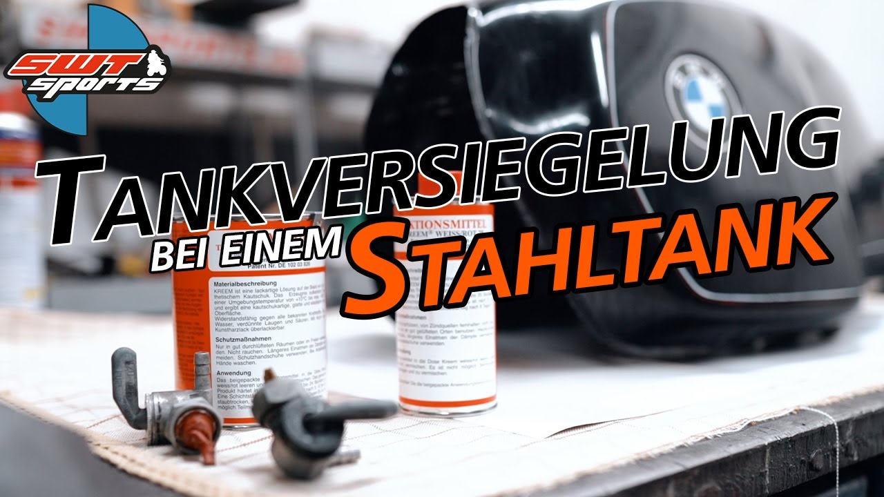 Motorradtank entrosten & versiegeln mit KREEM | Schritt-für-Schritt Anleitung | Stahltank mit KREEM