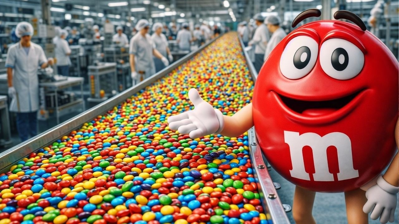 COME SI FA M&M’s 🍫 | Dentro la fabbrica: 100 milioni al giorno — perché non si sciolgono tra le dita