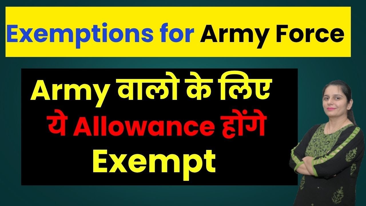 Tax-Free Allowance for Armed Force | Income Tax Exemption for Defence Personnel | ITR Filing 2025-26