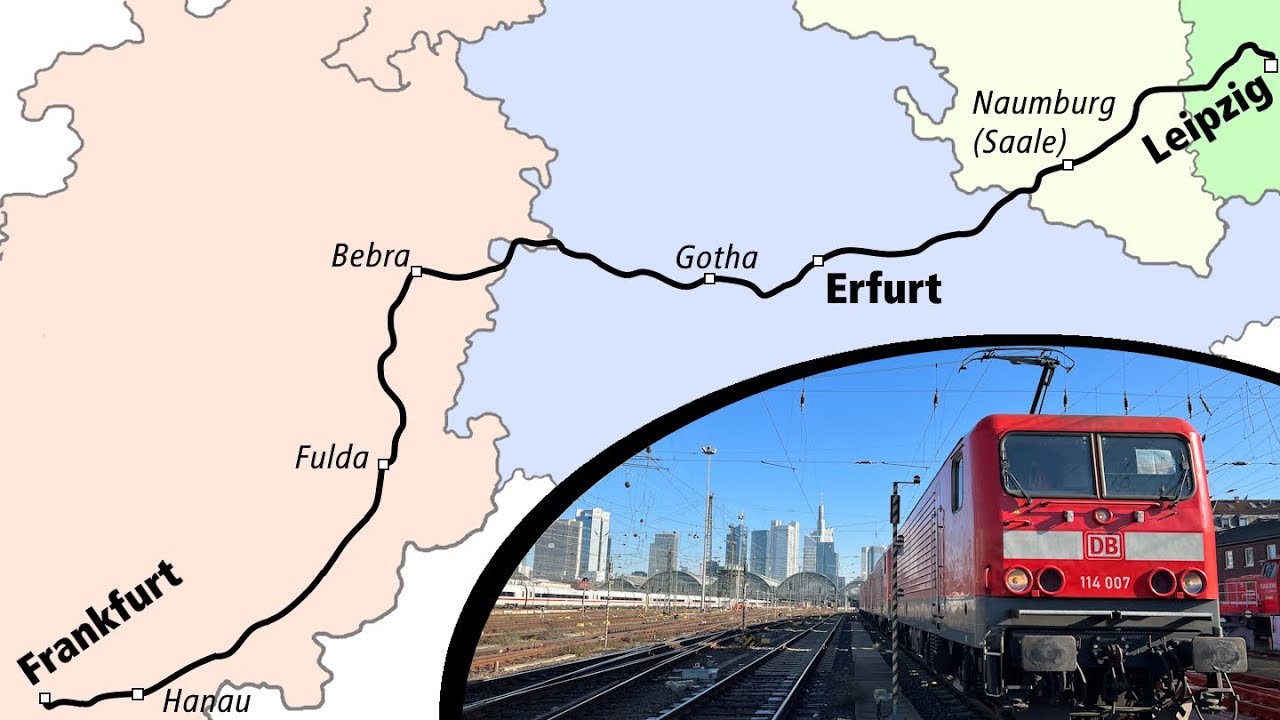 5x BR114 Frankfurt (M)≫Erfurt»Leipzig Überführung
