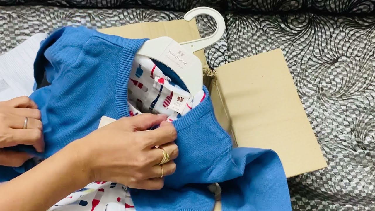 Winter shopping haul from FirstCry.com l Unboxing and review l baby girl dresses