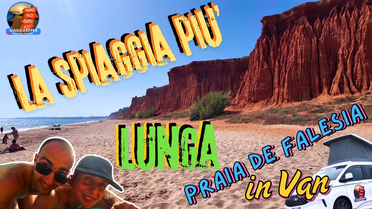Praia de Falesia la spiaggia piu' lunga del Portogallo Algarve EP.9