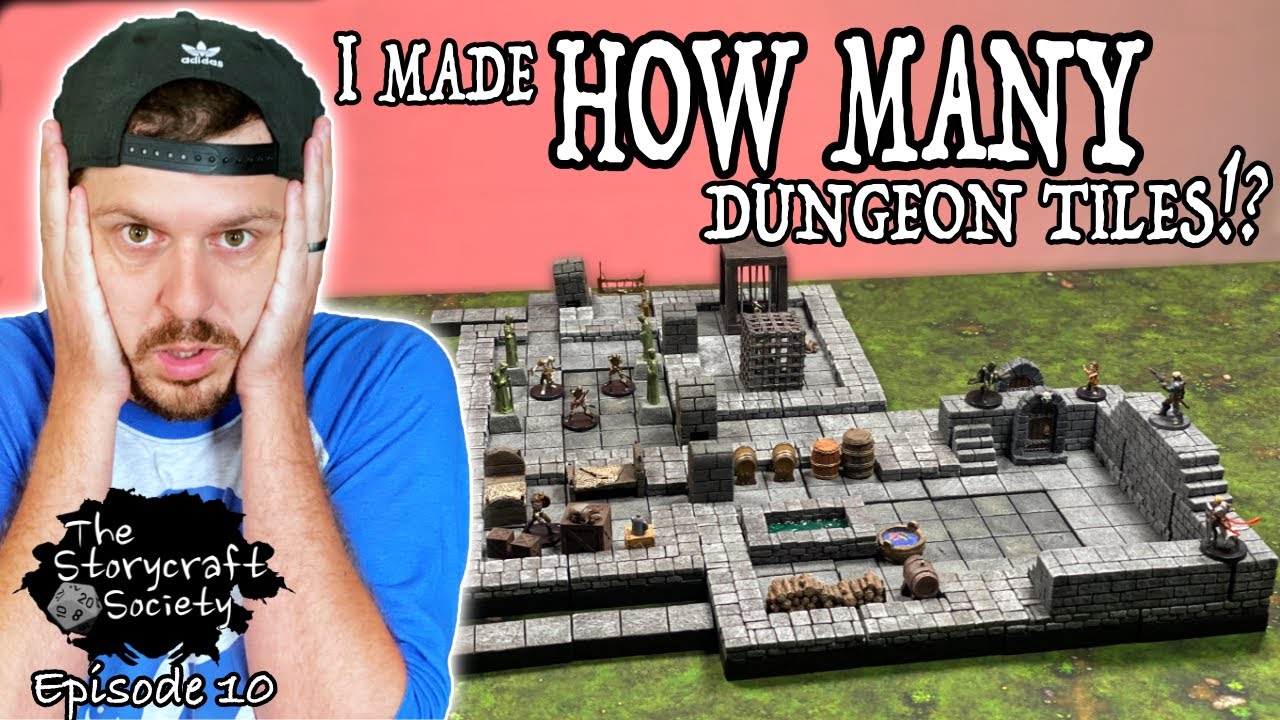 -Dungeon Tiles- How to Build the REDBRAND HIDEOUT for Lost Mine of Phandelver (Ep. 10) D&D Crafting