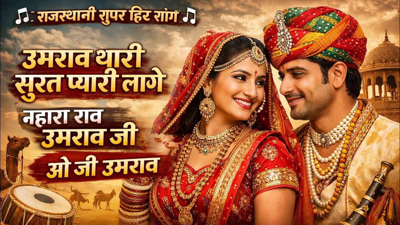 उमराव थारी सूरत प्यारी लागे म्हारा राव उमराव जी ओ जी उमराव