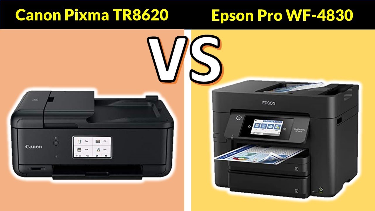 ✅Canon Pixma TR8620 vs Epson WorkForce Pro WF-4830 All-in-One Printer Full Comparion