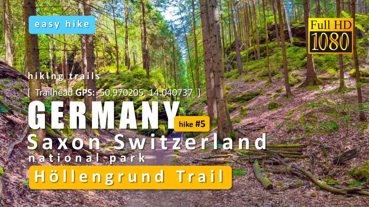 Hiking Trails - Germany, Saxon Switzerland National Park - Höllengrund Hike to Bastei Bridge