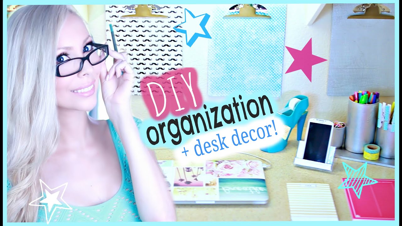 DIY Organization & Desk Decor Ideas!