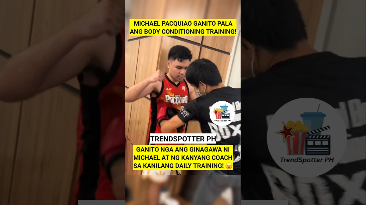 MICHAEL PACQUIAO GANITO PALA ANG BODY CONDITIONING TRAINING! 🥰❤️ #michaelpacquiao #mannypacquiao