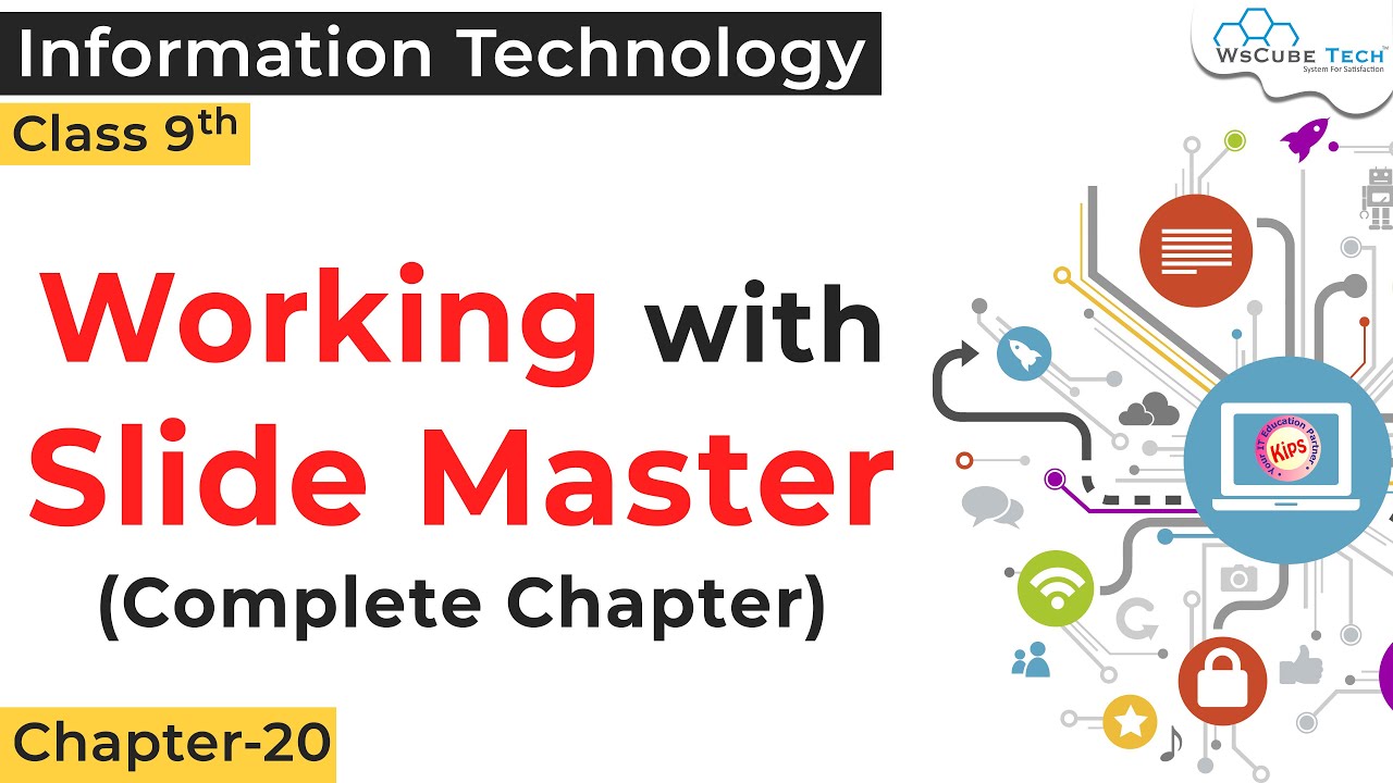 Working with Slide Master Chapter 20 Class 9 IT 402 | Unit 5 Digital Presentation Class 9 IT 402