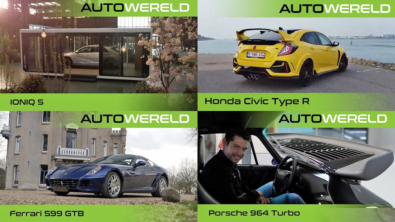Ferrari 599 GTB | Porsche 964 Turbo | Honda Civic Type R | Hyundai IONIQ 5 | Afl 9 - 11 apr 2021