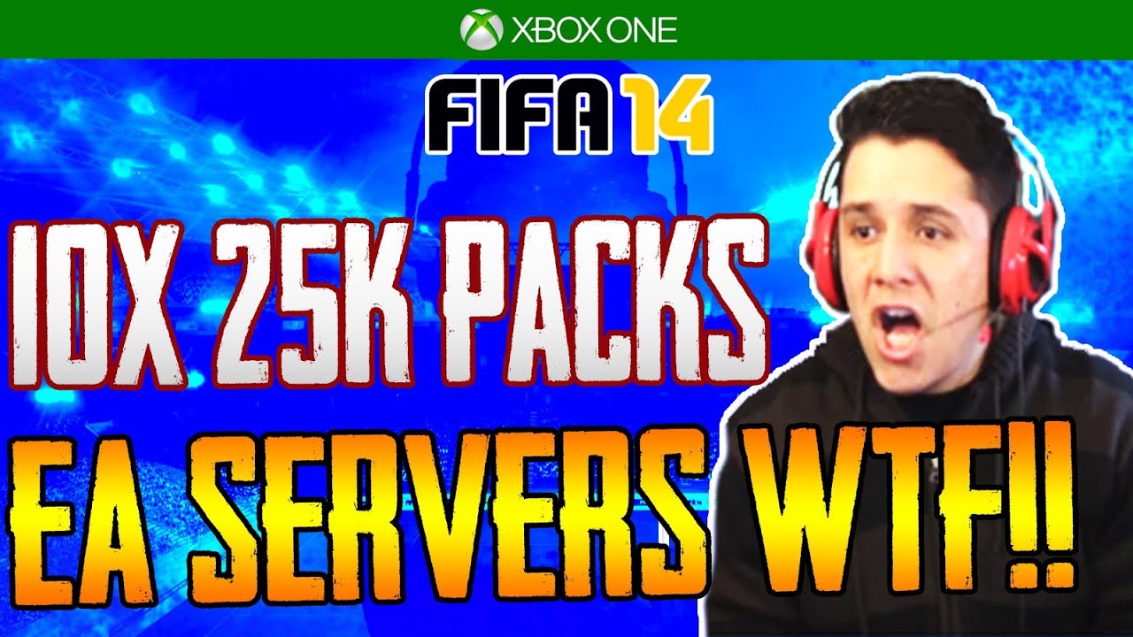 FIFA 14| 10X 25K PACK OPENING| EA SERVERS THE WORST EVER!