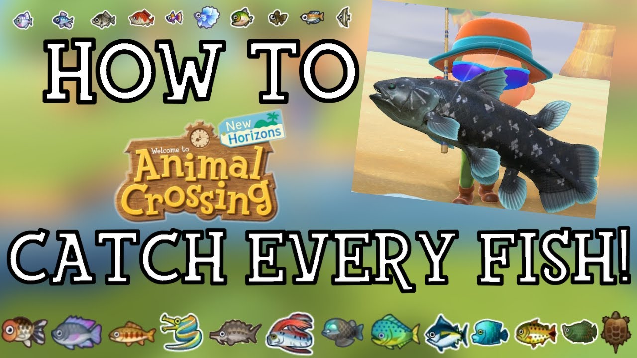How To Catch Every Fish in Animal Crossing New Horizons - New Horizons Fishing Guide