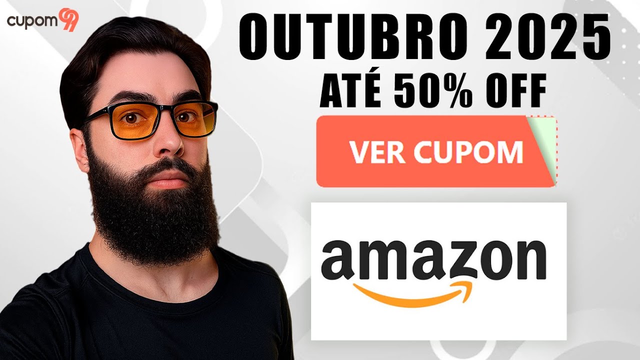 Cupom de Desconto Amazon! At&eacute; 50% de desconto no Cupom Amazon 2025