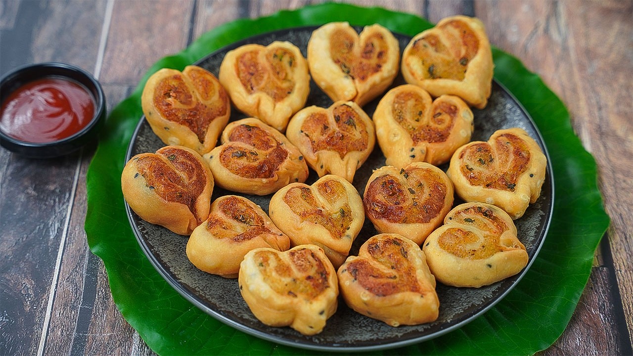 Heart Shape Samosa | Easy Potato Samosa Recipe | Yummy