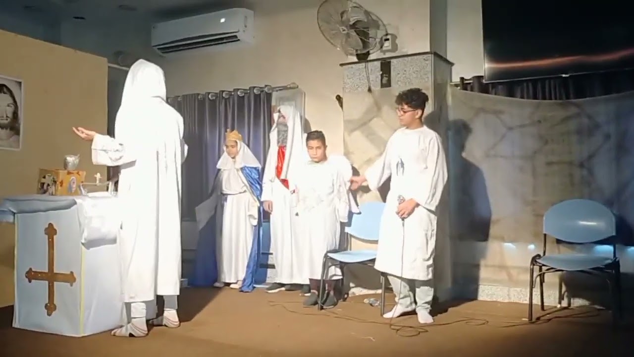 إسكتش : إحترام بيت الله               ( إحترام القداس الإلهي )