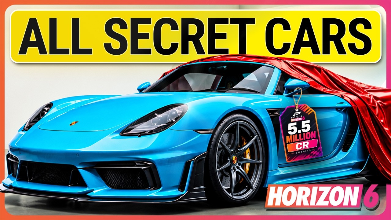 Не пропустите эти 5 секретных автомобилей в Forza Horizon 6! Рассказываю, как их РАЗБЛОКИРОВАТЬ