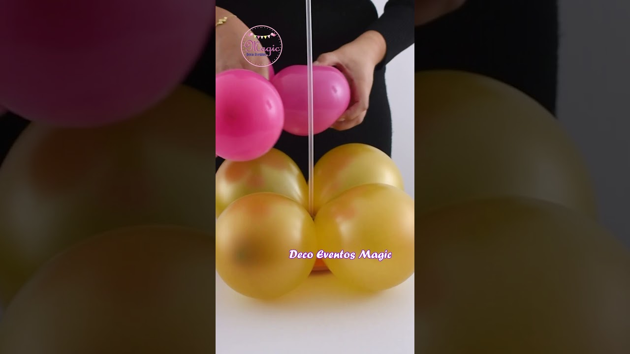 ¿Cómo hacer un arreglo con globos temática Minnie?🎈