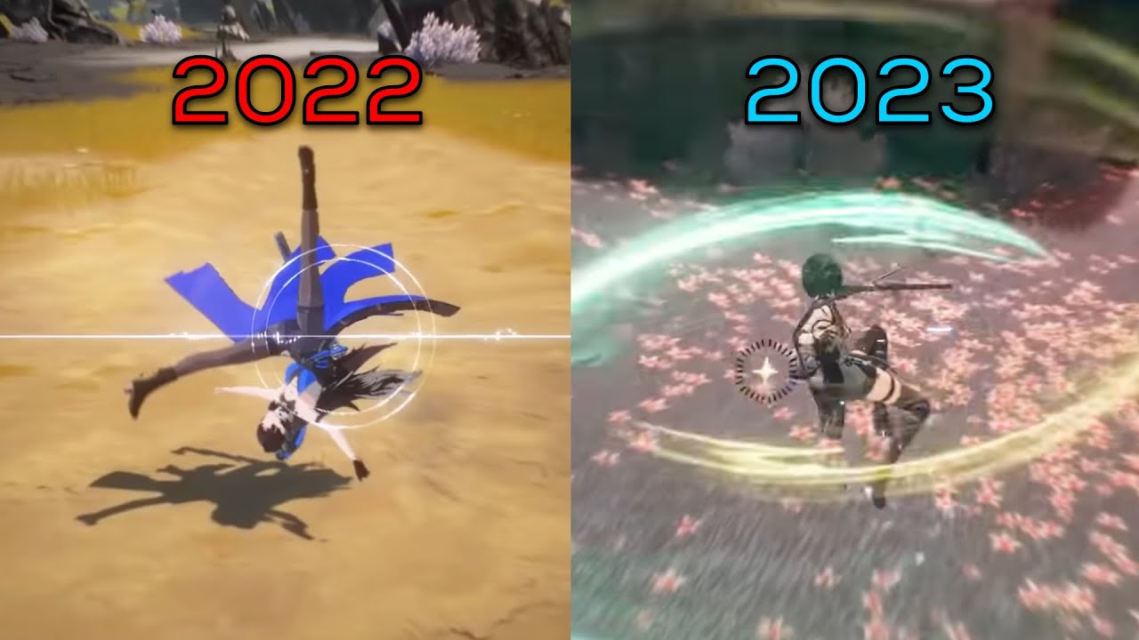 Wuthering Waves 2022 vs 2023 Gameplay Comparison