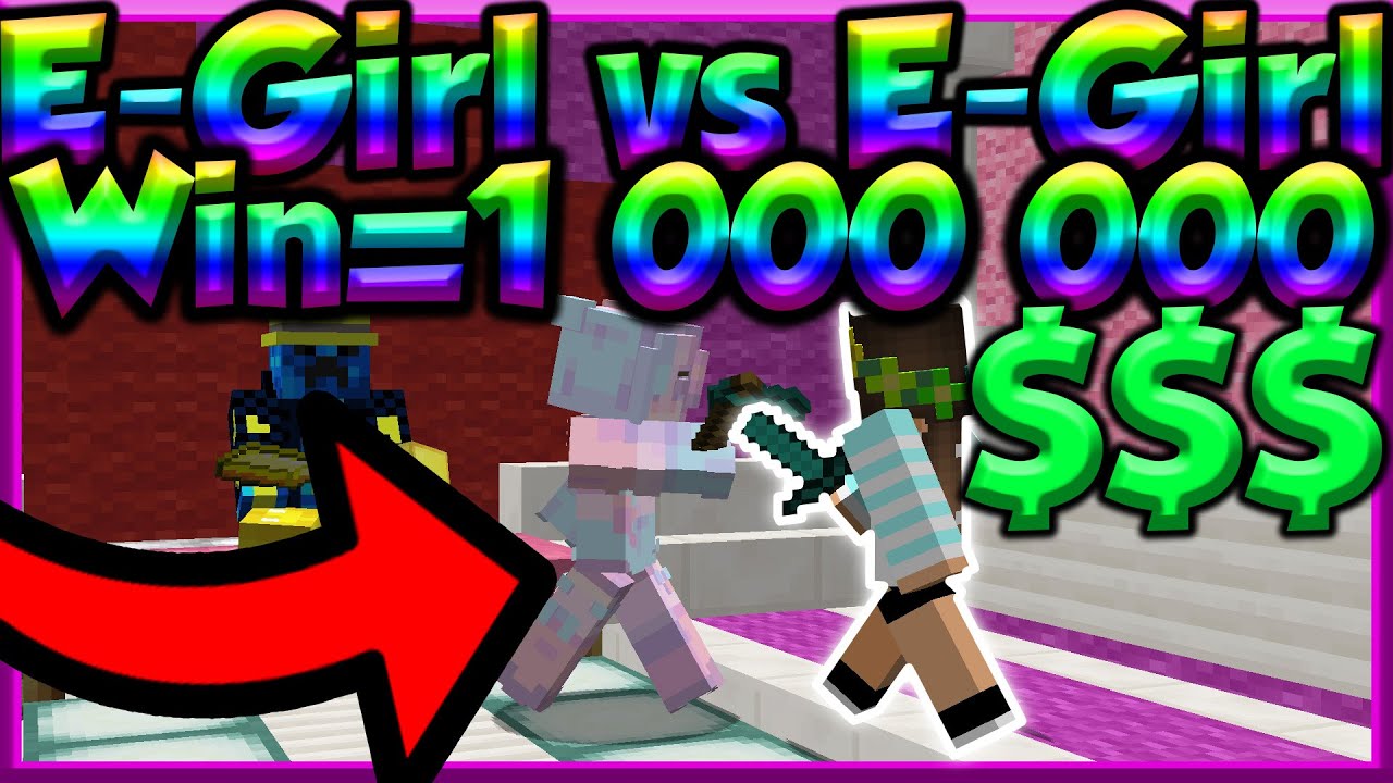 E-Gril vs E-Girl DONT JOIN THIS SERVER! Skittlemc - Minecraft
