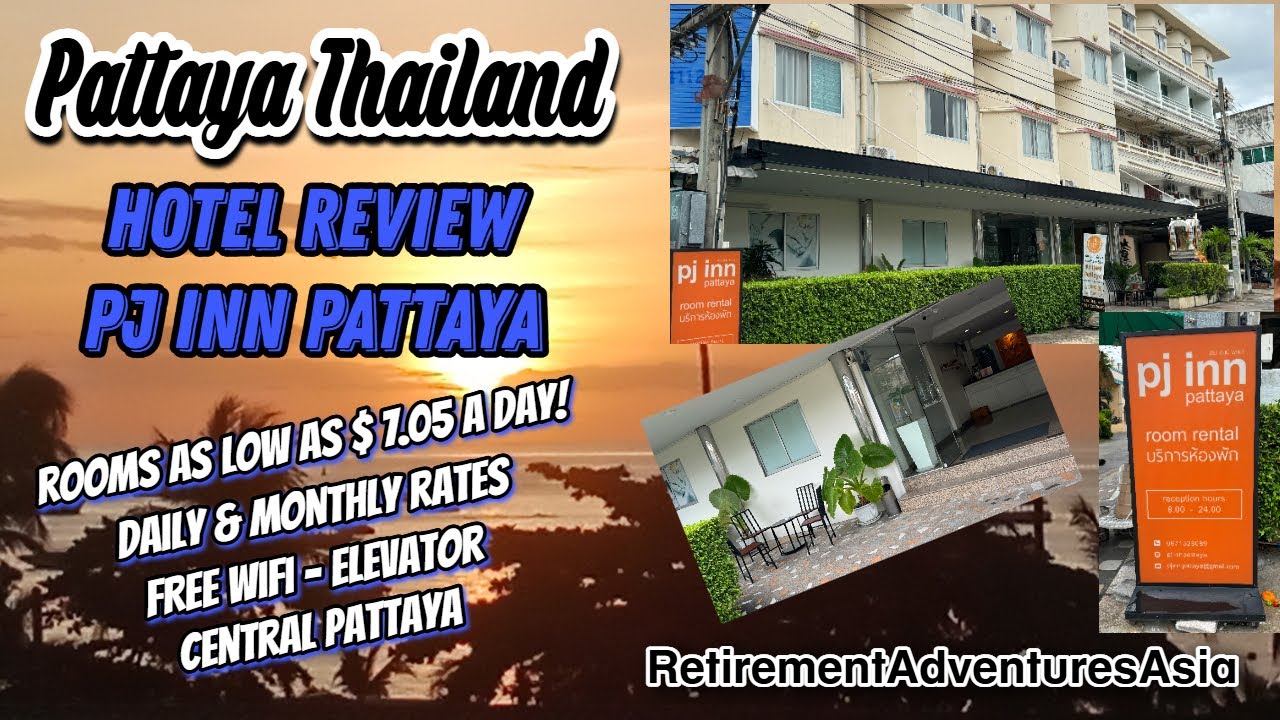 Rooms as Low as $7.05 A Day - PJ Inn Hotel Review, Pattaya Thailand