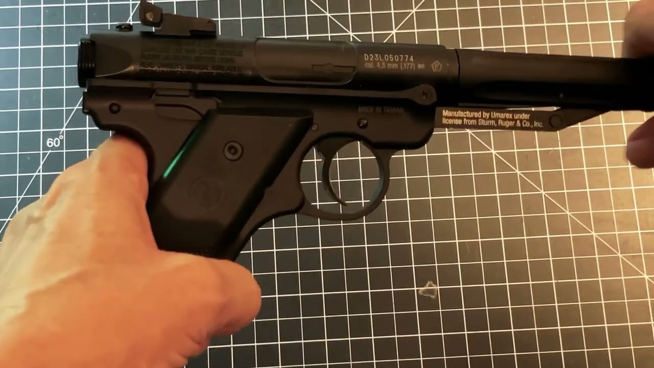 Обзор пистолета Ruger Mark IV Pellet менее чем за две минуты