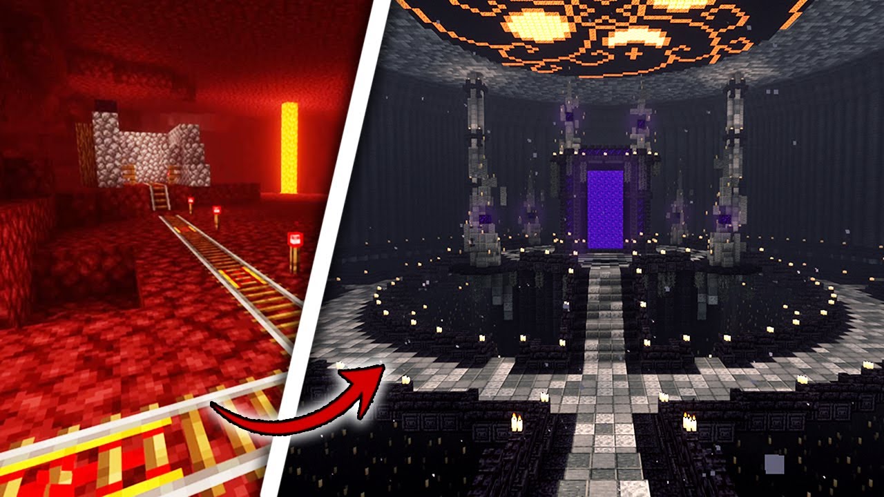 I COMPLETELY TRANSFORMED the NETHER in my Minecraft Survival World!