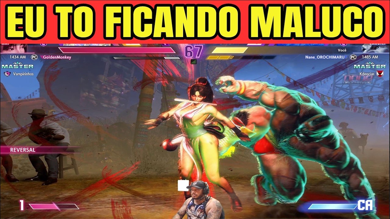 ►STREET FIGHTER 6►SEM PACIÊNCIA NÃO VAI PRA FRENTE NESSE JOGO KKKKKKKKKK
