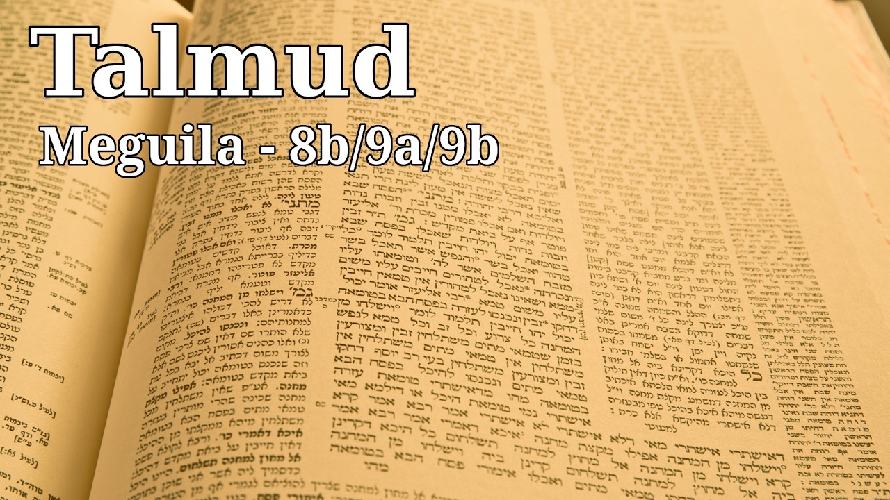 Talmud Meguila - 8b/9a/9b