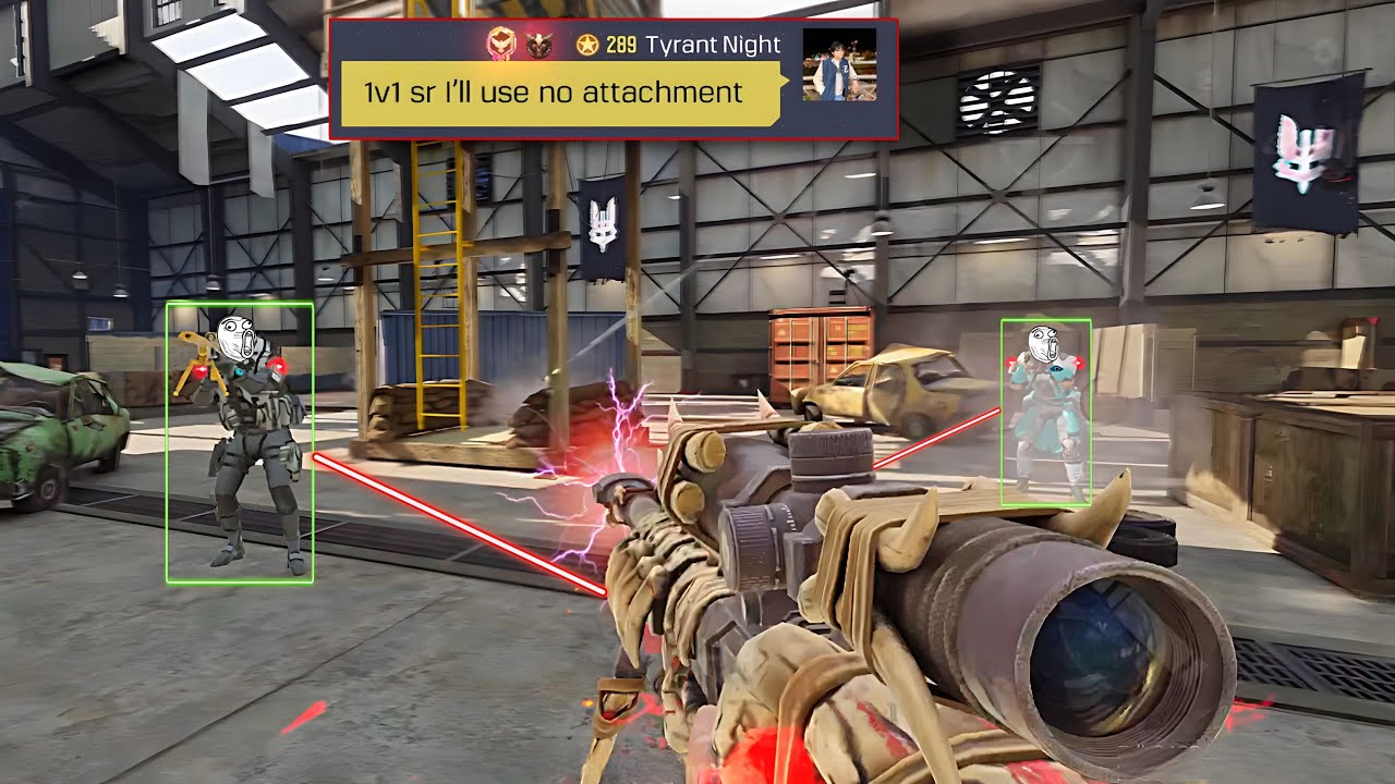 Trolling CODM World Chat Tryhards using no attachment sniper (Hilarious)