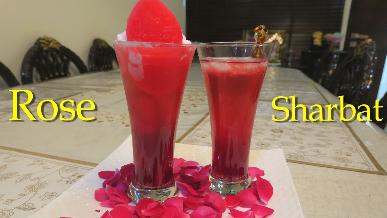 गुलाब का शरबत बनाये आसानी से घर पर |  Rose Syrup Recipe | Gulab Ka Sharbat
