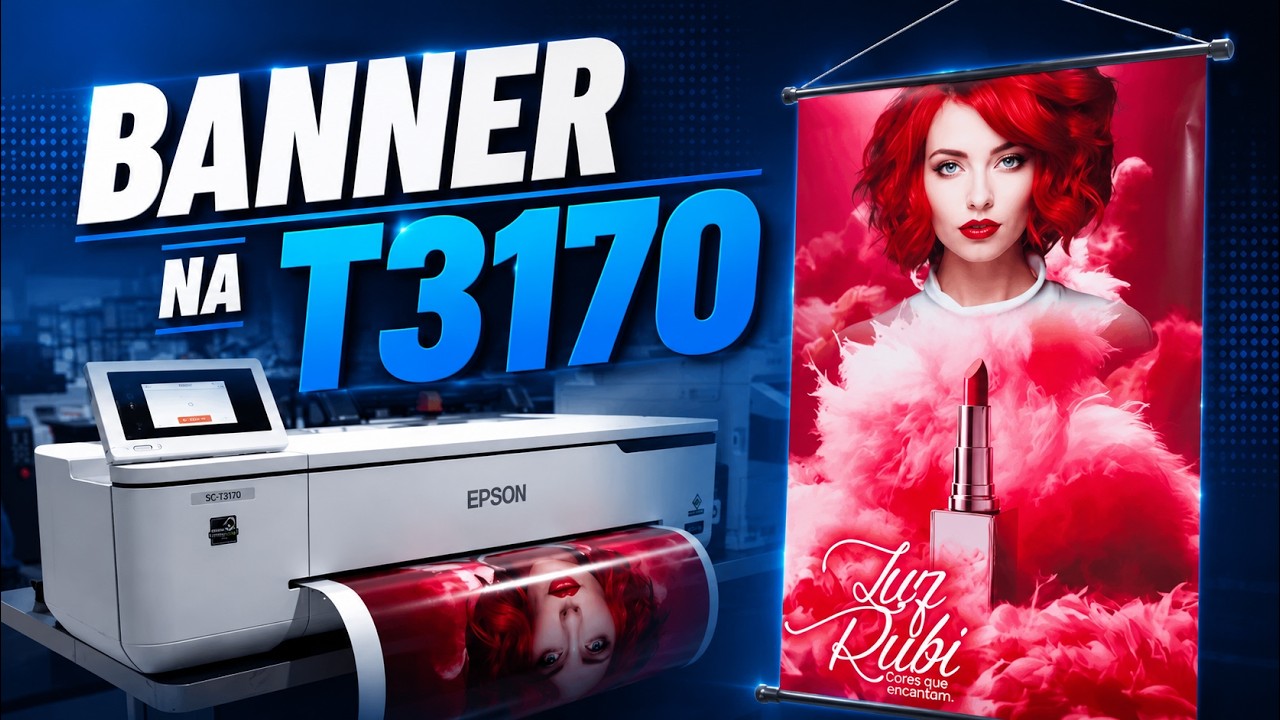 Epson T3170 Produção de Banner