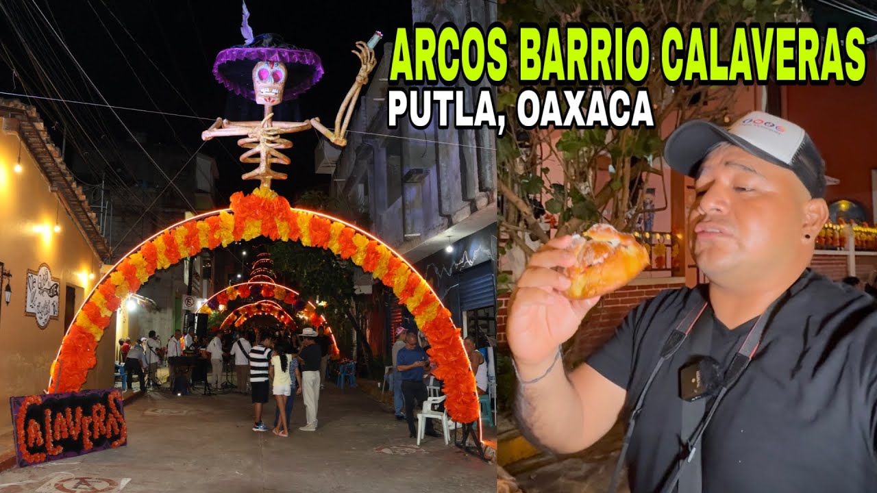 Inauguraci&oacute;n de ARCOS y KERM&Eacute;S en el Barrio Calaveras en Putla Oaxaca