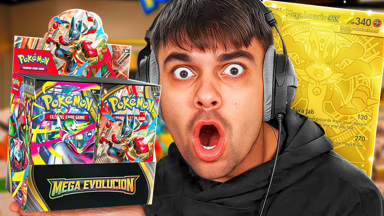 Gasté 237$ en ESTA Booster Box MEGAEVOLUCIONES en Busca de la CARTA DORADA