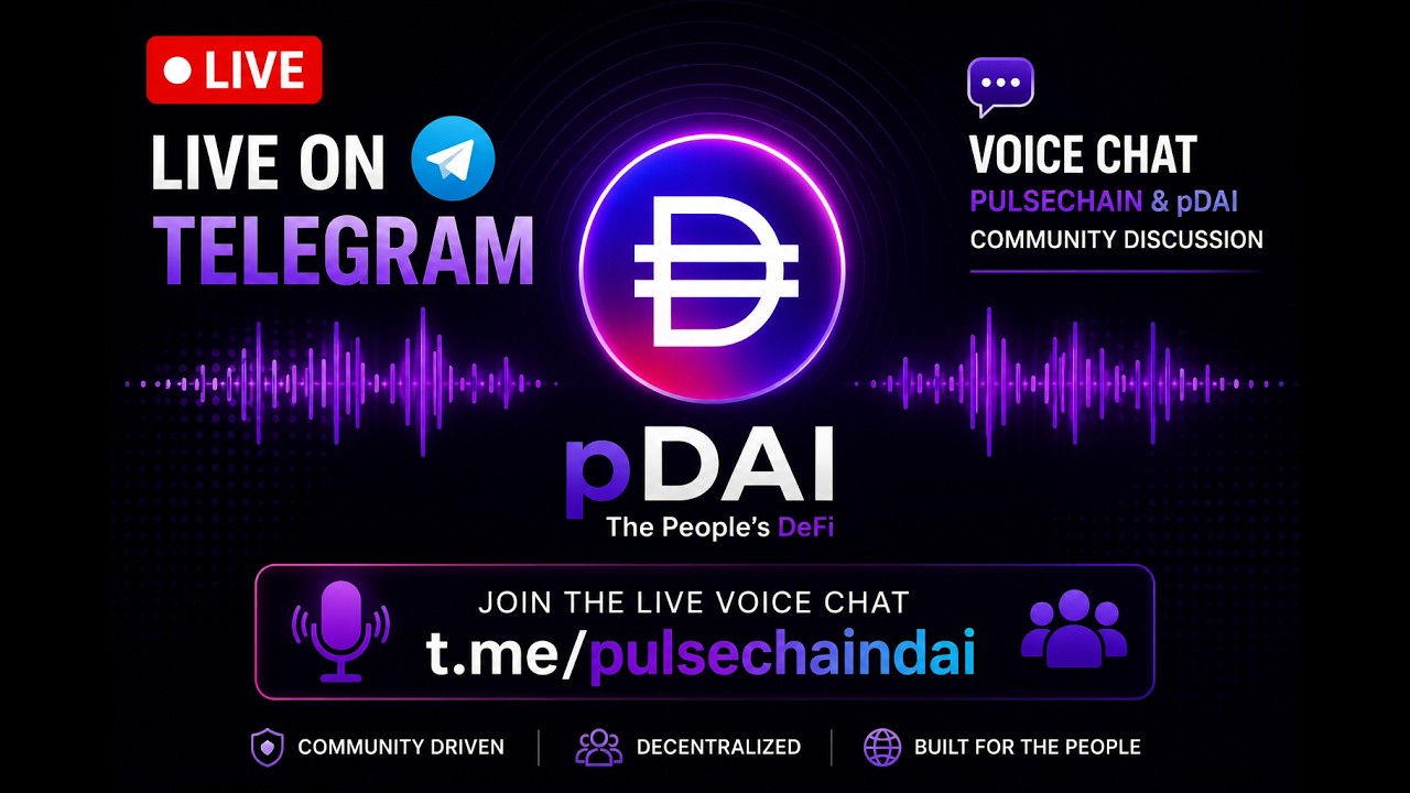 LIVE: pDAI Community Voice Chat | The Road to $1 🚀