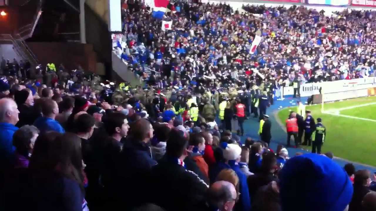 British forces doing the bouncy at ibrox 10/11/12