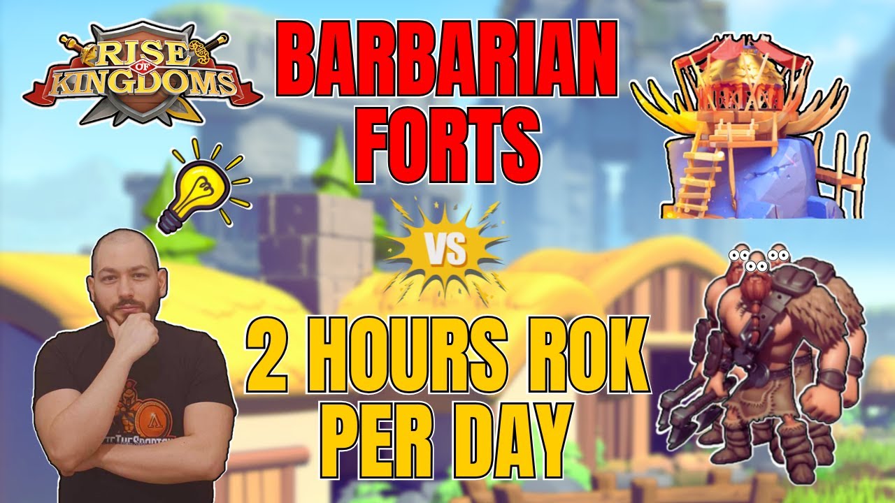 Barb Forts vs Chaining - Rise of Kingdoms [Home Kingdom]