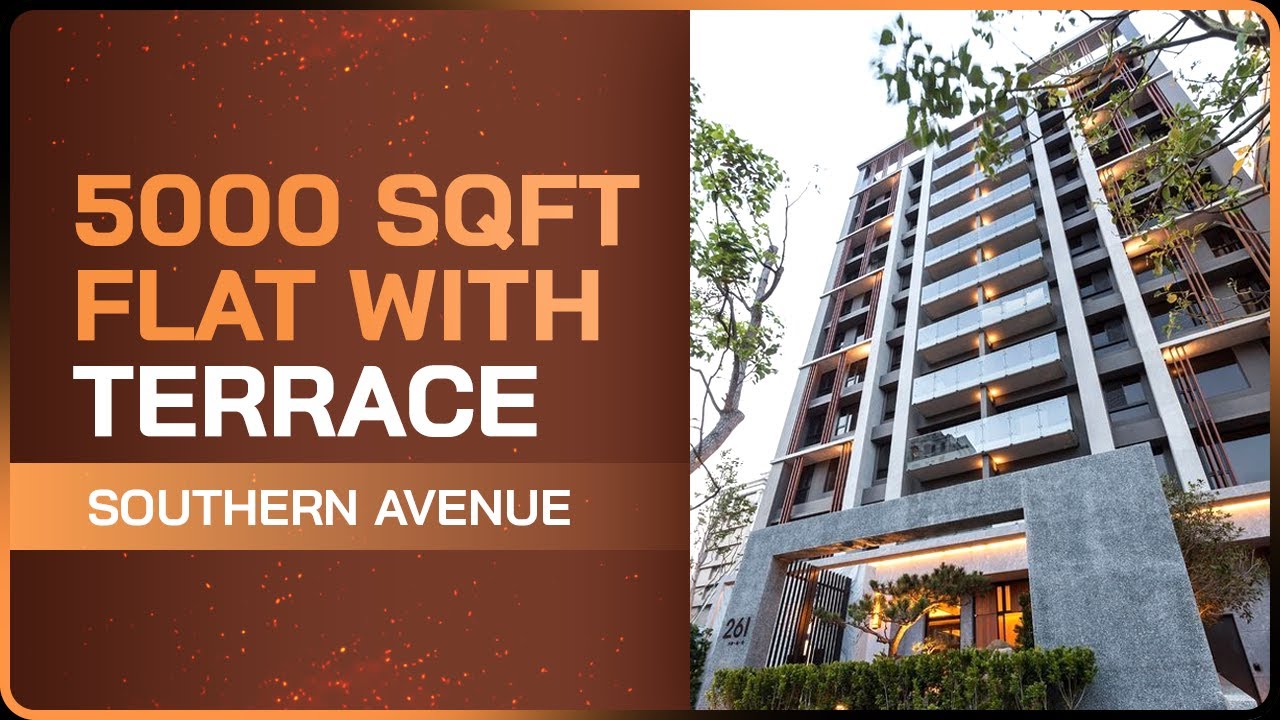 Super Spacious 4 BHK flat with TERRACE at Fort Legend in Southern Avenue , Kolkata