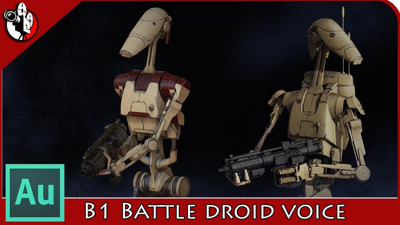 Adobe Audition Tutorial - Star Wars B1 Battledroid Voice effect