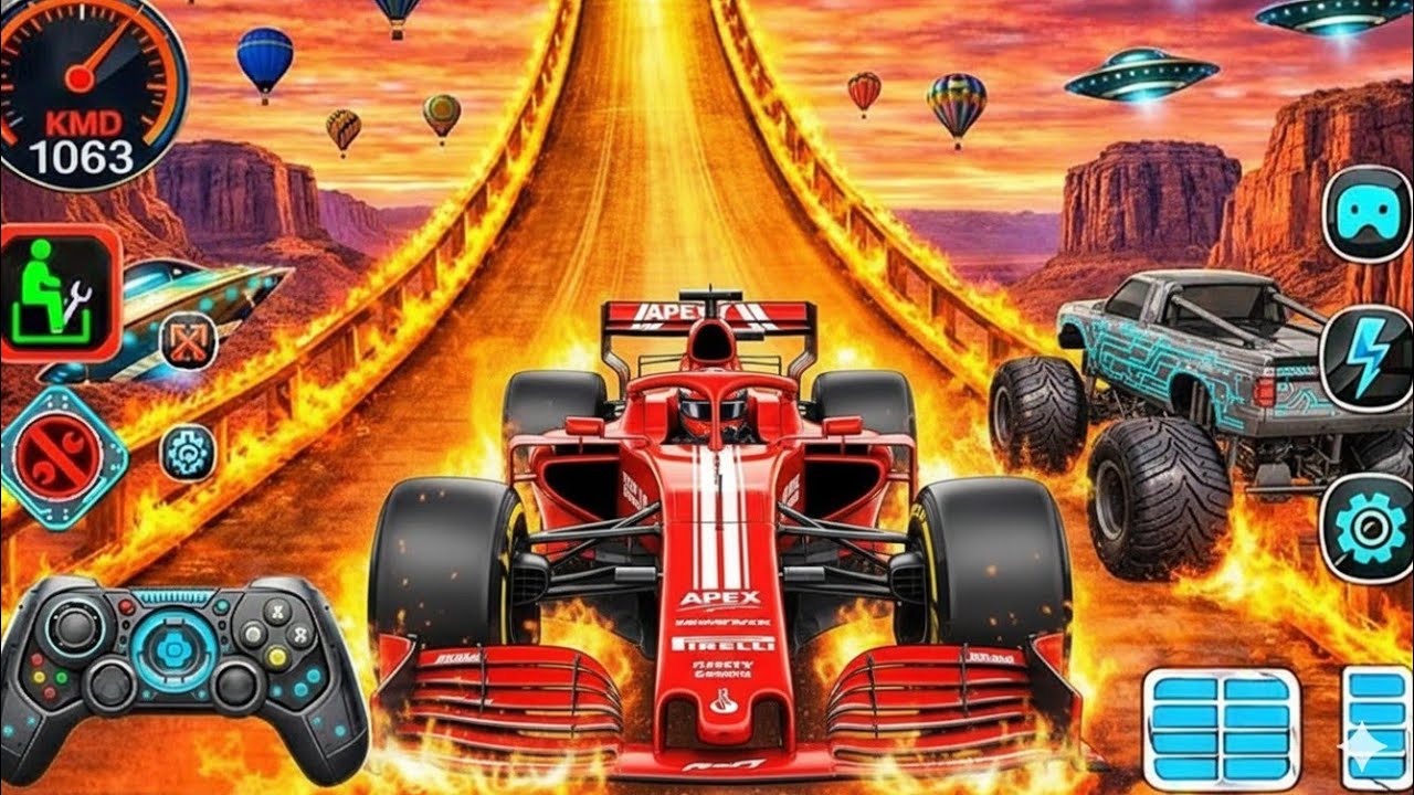 Formula Impossible Mega Ramp Car Racing Game 3D – Android Gameplay