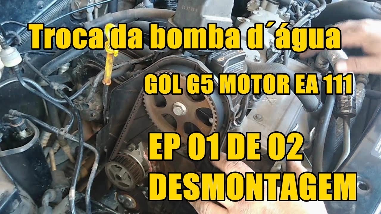 GOL G5 TROCA DA BOMBA D ÁGUA (EP 01 DE 02 ) MECANICA AUTOMOTIVA