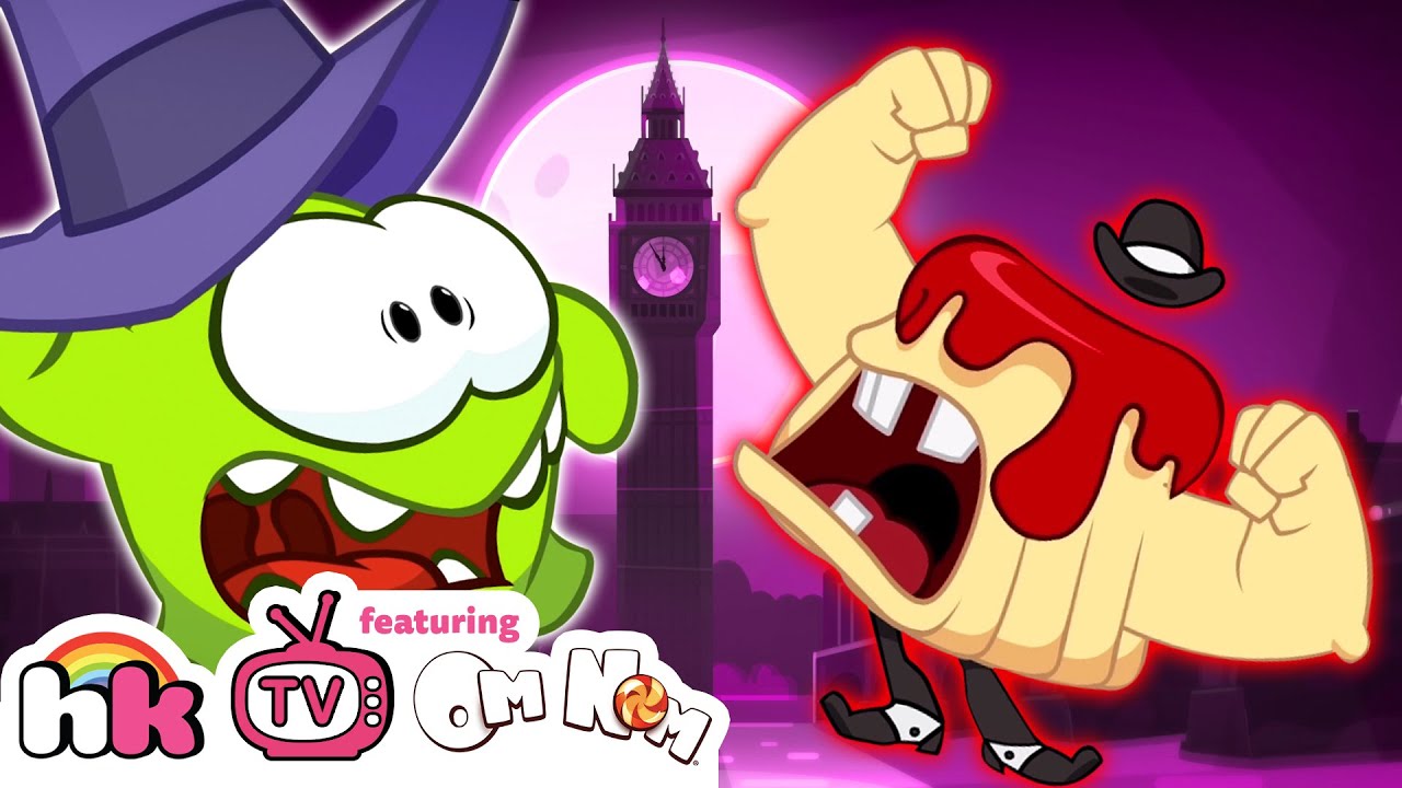 Om Nom Stories Full Episodes S5 Ep6: HALLOWEEN GIANT JELLY MONSTER | Kids Cartoon | HooplaKidz TV