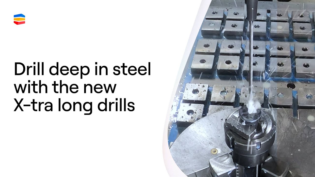 Deep Hole Drilling with the Seco X-Tra Long Solid Carbide Drill | Seco Tools