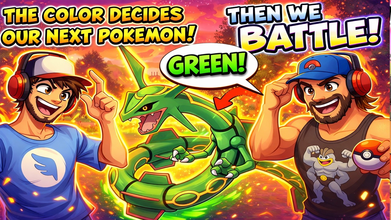 We Catch Pokémon BUT The Wheel Decides The Color? Then We Battle!