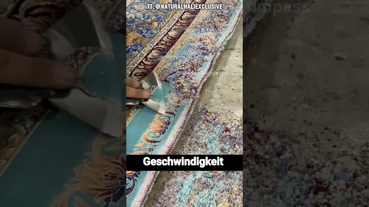 Aserbaidschanische Teppichkunst: Flusen entfernen f&uuml;r den perfekten Glanz! ✨
