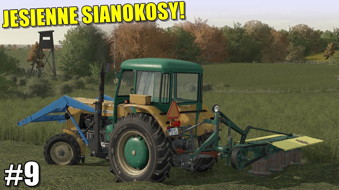 Brak mocy w 60-tce - jesienne sianokosy! 😳 Farmingowy Vlog [#9] 🥸 Przygody Dziada Józefa