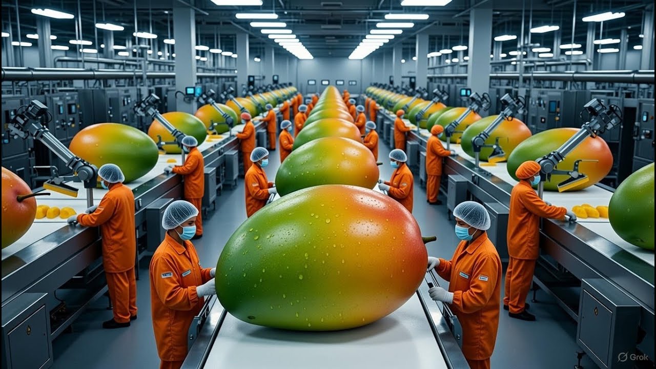 Inside the Modern Mango Processing Factory | From Orchard to Finished Products